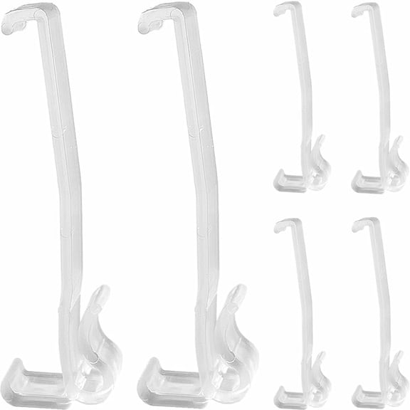 Valance Clips for Window Blinds Hidden Clear Plastic for Horizontal Blinds Valance Retainer Holder
