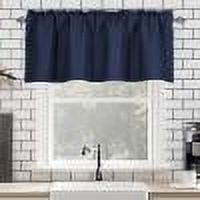 Valance Curtain For Kitchen Black Out Window Curtains For Living Dining Room Window Valance 57×18inches