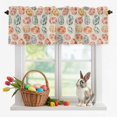 thumbnail image 1 of Valance Curtains for Kitchen Windows Abstract Easter Egg Rod Pocket Valance Colorful Eggs Vintage Linen Seamless Short Window Curtain Topper for Bedroom Living Room Bathroom 54x18in,1&nbsp;Panel, 1 of 9