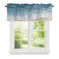 thumbnail image 1 of Valance Curtains for Windows Beach Wave Kitchen Curtians Window Treatment Summer Beach Nature Topper Curtain Rod Pocket Valances for Kitchen Bathroom Living Room 60x18in, 1 of 9
