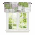 thumbnail image 1 of Valance Curtains for Windows Sage Green Gray Block Kitchen Curtians Window Treatment Abstract Art Topper Curtain Rod Pocket Valances for Kitchen Bathroom Living Room 60x18in, 1 of 9