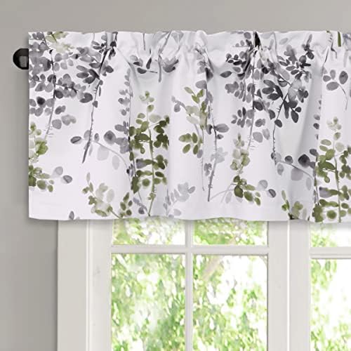 Valance for Kitchen Windows/Bathroom/Living Room/Bedroom Blackout ...