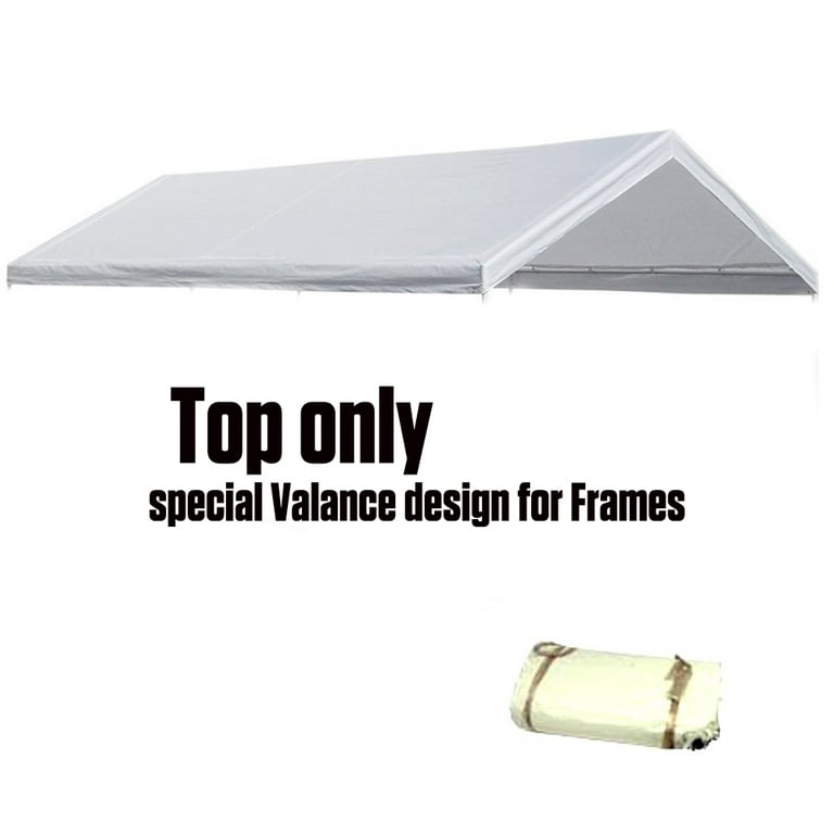Valanced 20'X30' Heavy-Duty Waterproof Canopy Replacement Cover