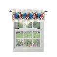 Valances for Kitchen Windows Fall Football Red Cap Maple Leaves