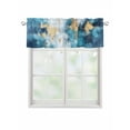 thumbnail image 1 of Valances for Windows Abstract Graffiti Art Rod Pocket Cafe Window Treatments Valance Curtains for Kitchen Bathroom Laundry Basement Windows 60"x18", 1 of 9