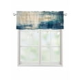 thumbnail image 1 of Valances for Windows Abstract Oil Painting Theme Rod Pocket Cafe Window Treatments Valance Curtains for Kitchen Bathroom Laundry Basement Windows 54"x18", 1 of 9