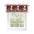 thumbnail image 1 of Valances for Windows Chef Gourmet Kitchen Rod Pocket Cafe Window Treatments Valance Curtains for Kitchen Bathroom Laundry Basement Windows 60"x18", 1 of 9