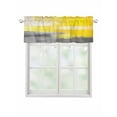 thumbnail image 1 of Valances for Windows Graffiti Street Art Rod Pocket Cafe Window Treatments Valance Curtains for Kitchen Bathroom Laundry Basement Windows 60"x14", 1 of 9