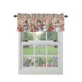 Valances for Windows Merry Christmas Ball Valance Curtains for Living