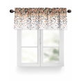 thumbnail image 1 of Valances for Windows Valance Rod Pocket Light Filtering Short Window Treatments Curtains for Kitchen Bathroom Living Room Bedroom, 1 Panel, 42 x 18 Inch, 1 of 7