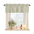 thumbnail image 1 of Valances for Windows, Vintage Sage Green Flowers Plants Rod Pocket Short Window Valance Curtains Holiday Window Treatment for Kitchen Living Room Bathroom, 54"x18", 1 of 7