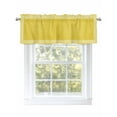 thumbnail image 1 of Valances for Windows Yellow Abstract Art Rod Pocket Cafe Window Treatments Valance Curtains for Kitchen Bathroom Laundry Basement Windows 54"x18", 1 of 9