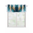 thumbnail image 1 of Valances for Windows Abstract Art Rod Pocket Cafe Window Treatments Valance Curtains for Kitchen Bathroom Laundry Basement Windows 60"x14", 1 of 9