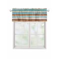 thumbnail image 1 of Valances for Windows Abstract Board Rod Pocket Cafe Window Treatments Valance Curtains for Kitchen Bathroom Laundry Basement Windows 60"x18", 1 of 9