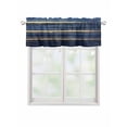 thumbnail image 1 of Valances for Windows Abstract Golden Rod Pocket Cafe Window Treatments Valance Curtains for Kitchen Bathroom Laundry Basement Windows 54"x18", 1 of 9