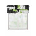 thumbnail image 1 of Valances for Windows Abstract Graffiti Rod Pocket Cafe Window Treatments Valance Curtains for Kitchen Bathroom Laundry Basement Windows 54"x18", 1 of 9