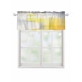 thumbnail image 1 of Valances for Windows Abstract Grey Rod Pocket Cafe Window Treatments Valance Curtains for Kitchen Bathroom Laundry Basement Windows 54"x18", 1 of 9