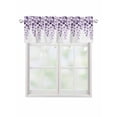 thumbnail image 1 of Valances for Windows Abstract Rod Pocket Cafe Window Treatments Valance Curtains for Kitchen Bathroom Laundry Basement Windows 60"x18", 1 of 9