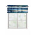 thumbnail image 1 of Valances for Windows Abstract Modern Rod Pocket Cafe Window Treatments Valance Curtains for Kitchen Bathroom Laundry Basement Windows 60"x18", 1 of 9