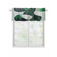 thumbnail image 1 of Valances for Windows Abstract Stitching Rod Pocket Cafe Window Treatments Valance Curtains for Kitchen Bathroom Laundry Basement Windows 60"x18", 1 of 9
