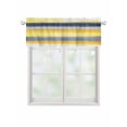 thumbnail image 1 of Valances for Windows Abstract Stripe Rod Pocket Cafe Window Treatments Valance Curtains for Kitchen Bathroom Laundry Basement Windows 42"x18", 1 of 9