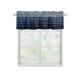 thumbnail image 1 of Valances for Windows Golden Water Rod Pocket Cafe Window Treatments Valance Curtains for Kitchen Bathroom Laundry Basement Windows 42"x12", 1 of 9