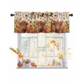 thumbnail image 1 of Valances for Windows It's Fall Y'all Rod Pocket Cafe Window Treatments Valance Curtains for Kitchen Bathroom Laundry Basement Windows 60"x14", 1 of 6