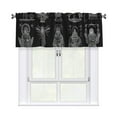 thumbnail image 1 of Valances for Windows Kitchen Curtains Small Treatments Valance, Christian Catholic Icon (2) 52x18 inch, 1 of 5