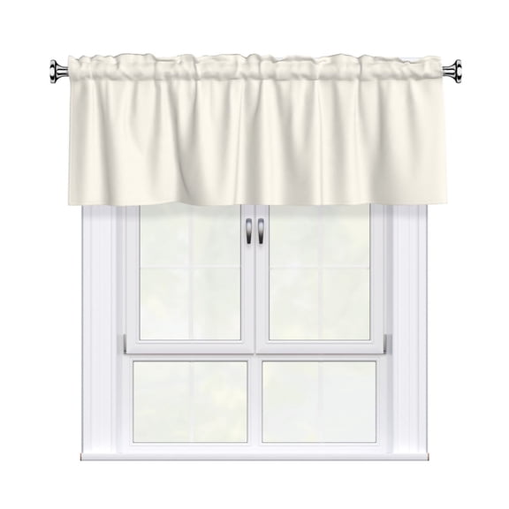 Valances for Windows Kitchen Curtains Small Treatments Valance, Linen 52x18 inch