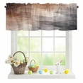 thumbnail image 1 of Valances for Windows Rod Pocket Short Curtain for Bathroom Living Room Bedroom 1 Panel 42x12in, 1 of 9