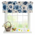 thumbnail image 1 of Valances for Windows Rod Pocket Short Curtain for Bathroom Living Room Bedroom 1 Panel 54x18in, 1 of 9