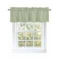 thumbnail image 1 of Valances for Windows Vintage Linen Rod Pocket Cafe Window Treatments Valance Curtains for Kitchen Bathroom Laundry Basement Windows 60"x18", 1 of 9