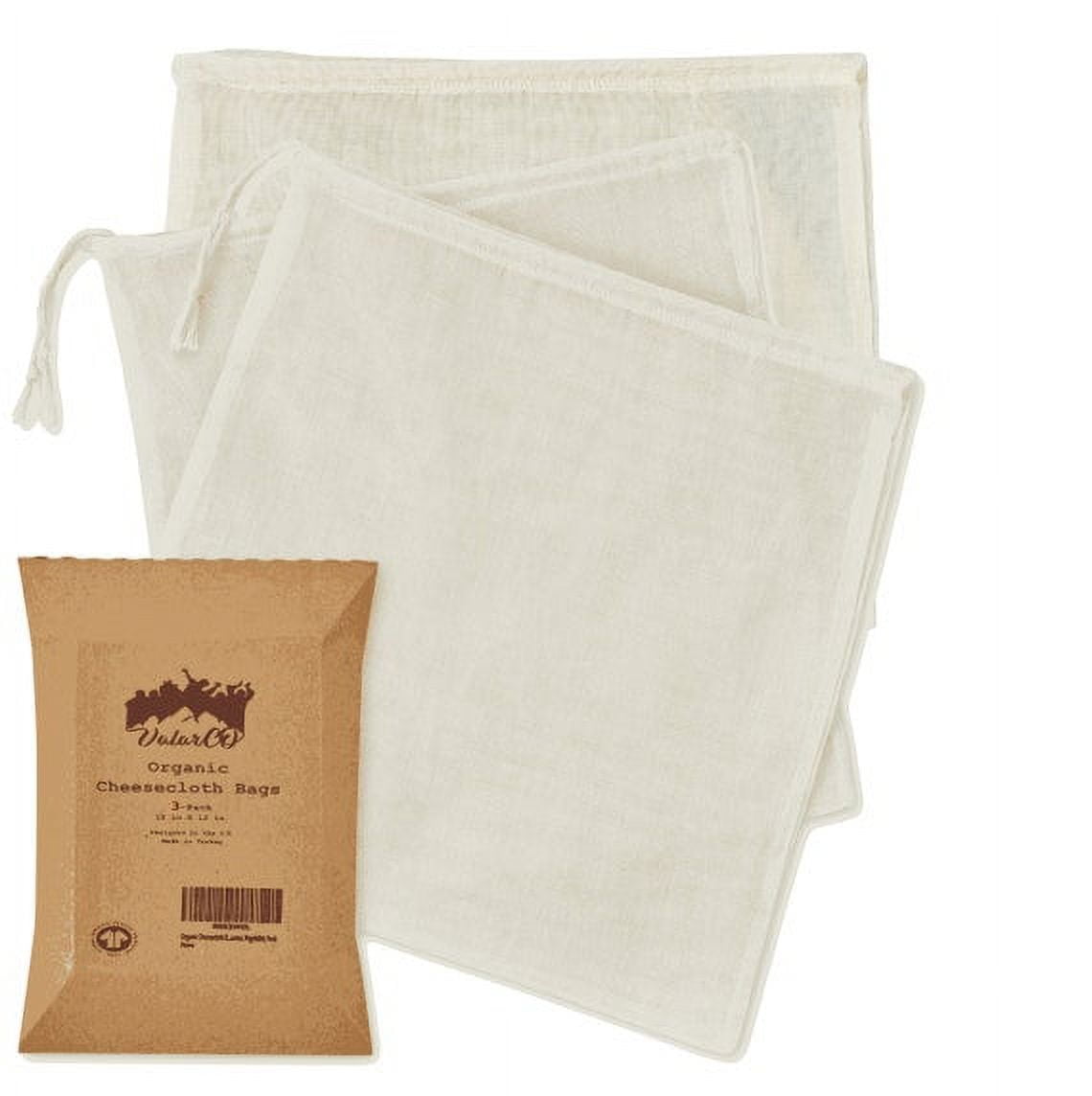 Cheesecloth, Grade 90, 100% Unbleached Organic Cotton Ultra Fine