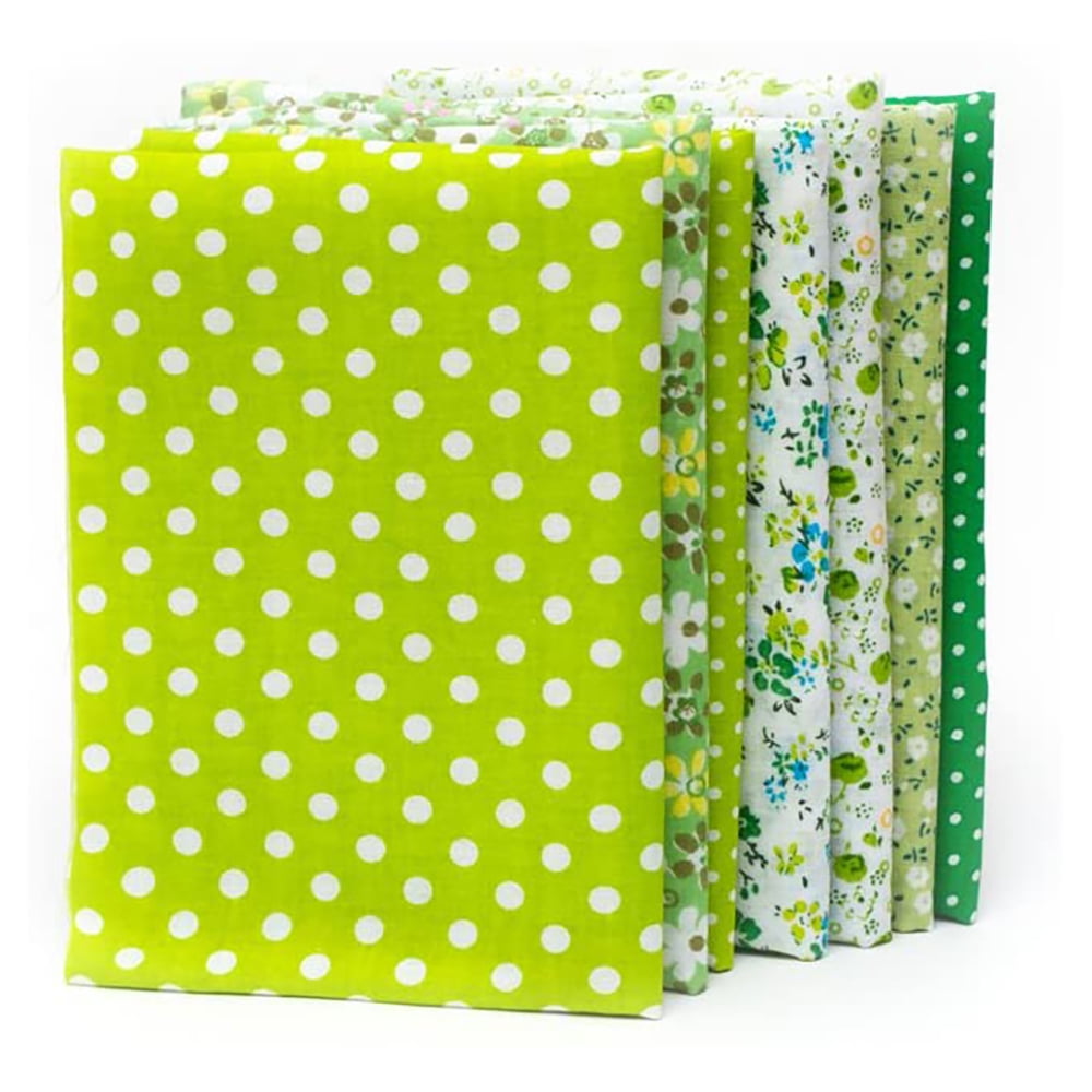 Valatala 7Pcs Assorted Cotton Fabric Bundle for Quilting, Sewing, DIY ...