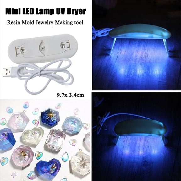 Valatala UV Nail Lamp Resin Curing LED Lamp LED Nail Dryer Nail Art Accessories