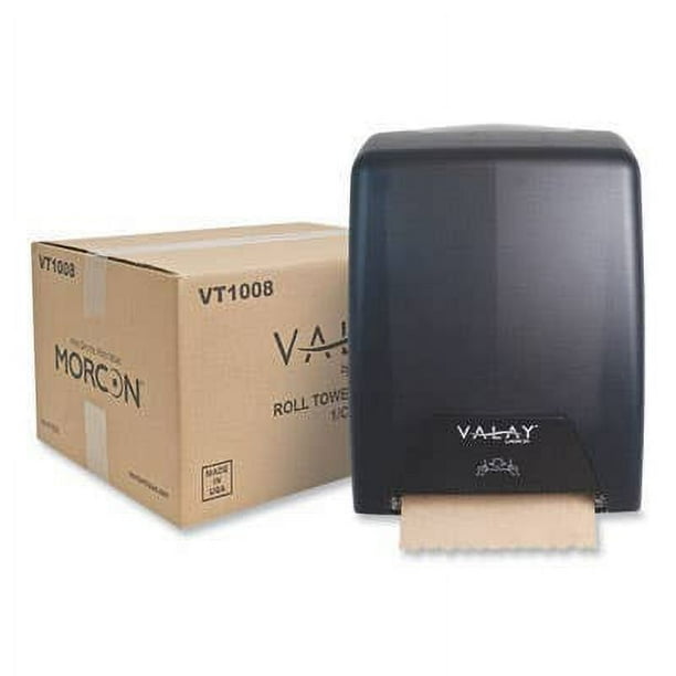 Valay Proprietary Roll Towel Dispenser, 11.75 x 8.5 x 14, Black Valay Proprietary Roll Towel Dispenser, 11.75 x 8.5 x 14, Black