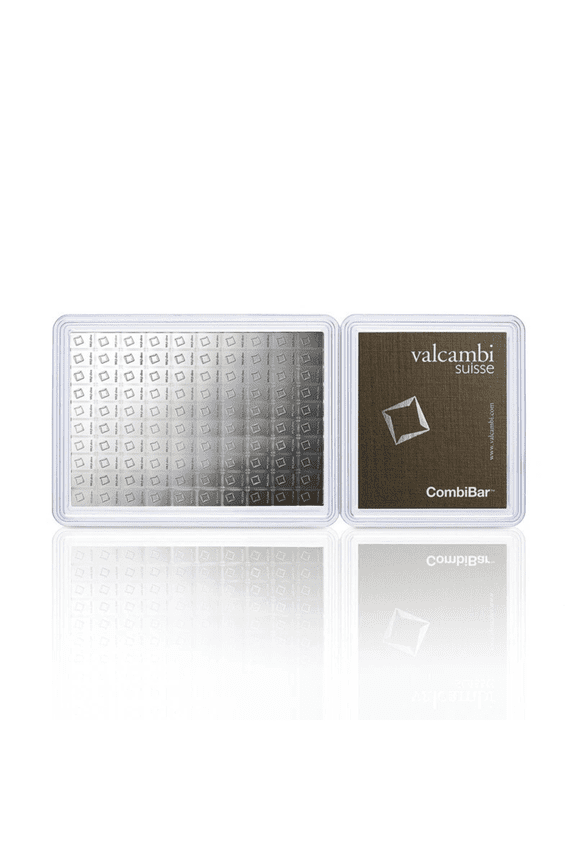 100 x 1 Gram Silver Bar CombiBar (100 Grams) - In Assay Card