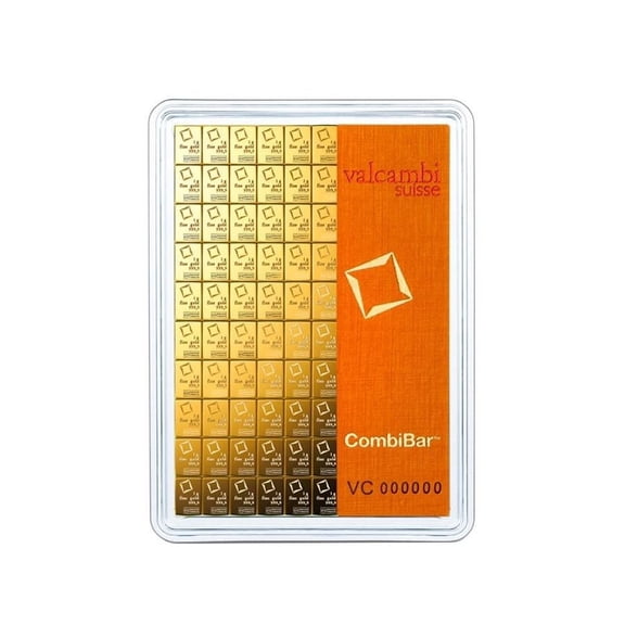 Valcambi 100g .9999 Fine Gold Combibar