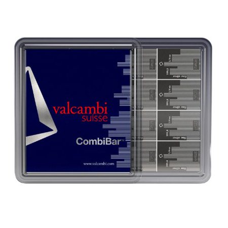 Valcambi 16 x 1/4 oz Silver Skyline Bar CombiBar (4 oz Total) - In Assay Card