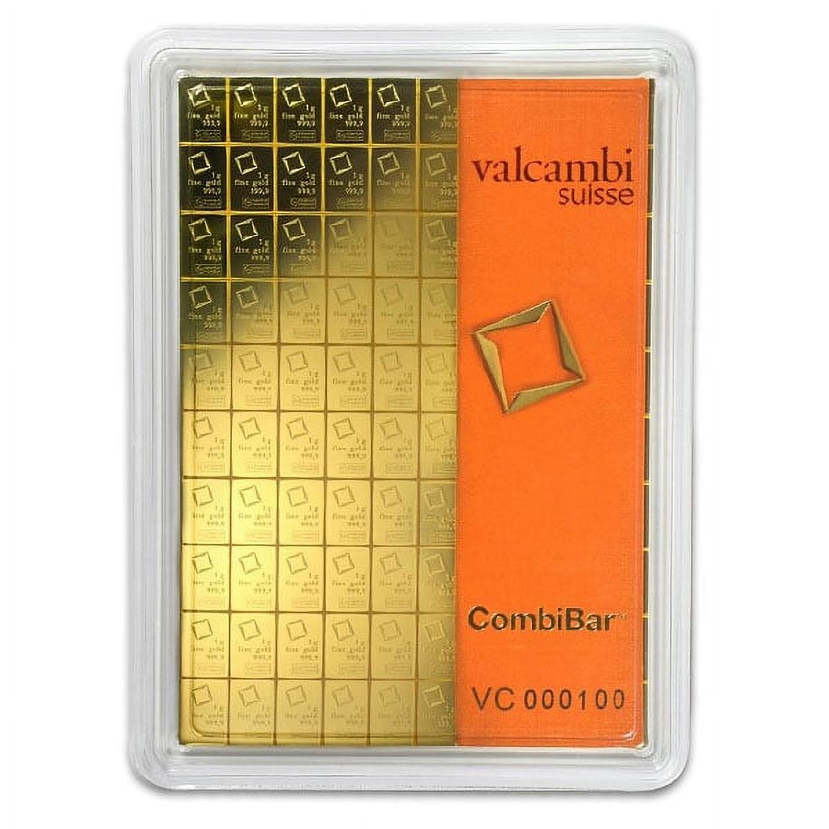 VALCAMBI CombiBar - 100 x 1 Gram .9999 Gold (3.215 troy Oz)