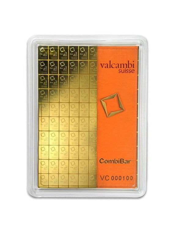 CombiBar - 100 x 1 Gram .9999 Gold (3.215 troy Oz)