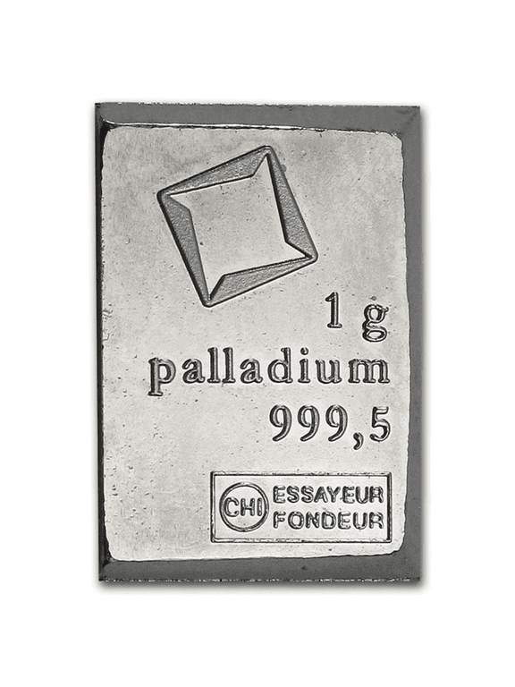 Suisse 1 Gram Palladium Bar (50x1 Breakable)