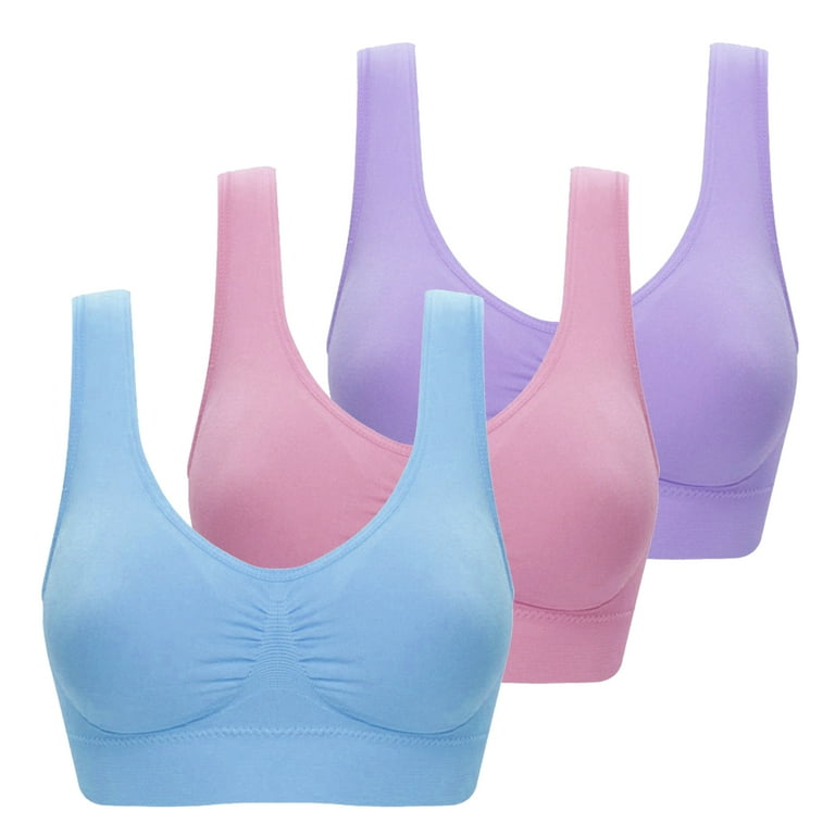 Comfortable Wirefree Shaper Bra For Women,push Up Seamless Sports Bras Plus  Size