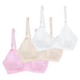 thumbnail image 1 of Valcatch 3-pack Wirefree Front Closure Maternity Nursing Bra Cotton Nursing Bra for Breastfeeding, 1 of 9