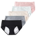 thumbnail image 1 of Valcatch 5 Pack Menstrual Period Panties for Women Girls Period Underwear Cotton Postpartum Briefs, 1 of 8