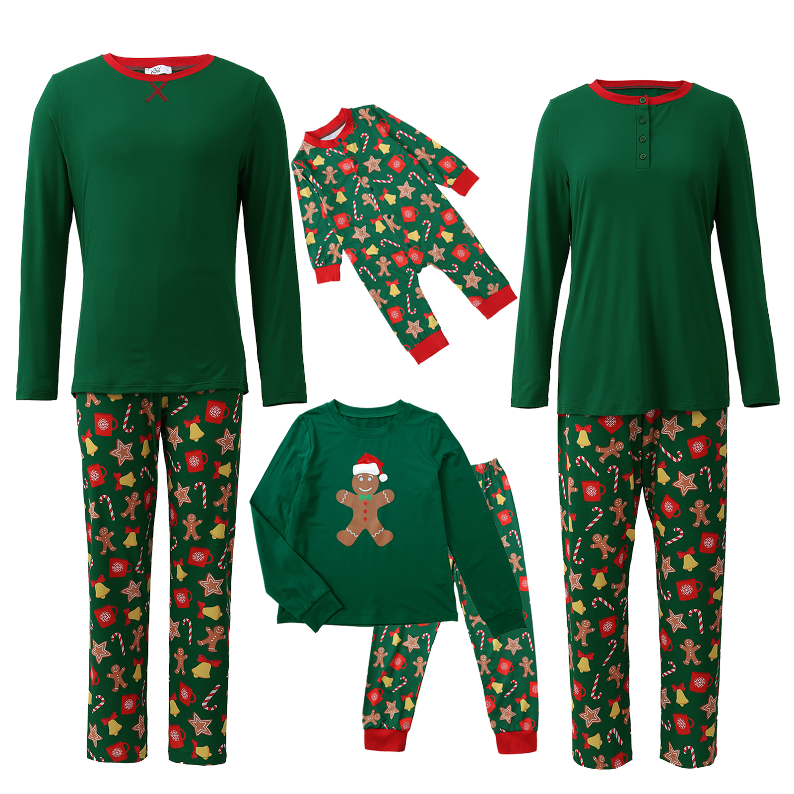 Valcatch Family Christmas Pajamas Matching Sets Dad Mom Kids Baby Xmas