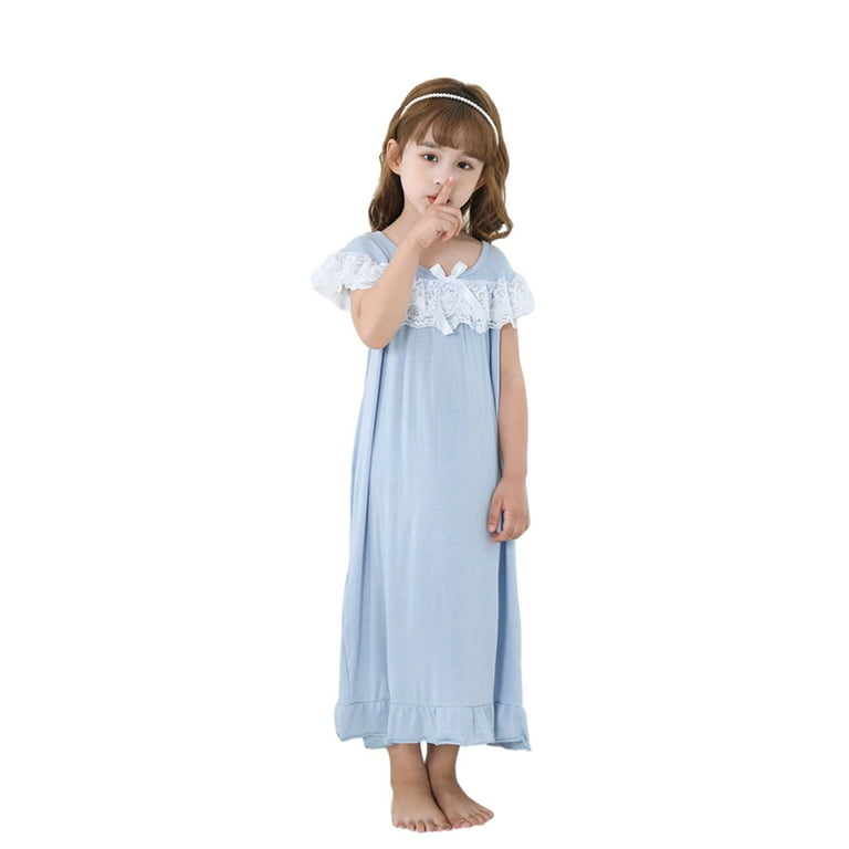 Short sleeve girls nightgown deals
