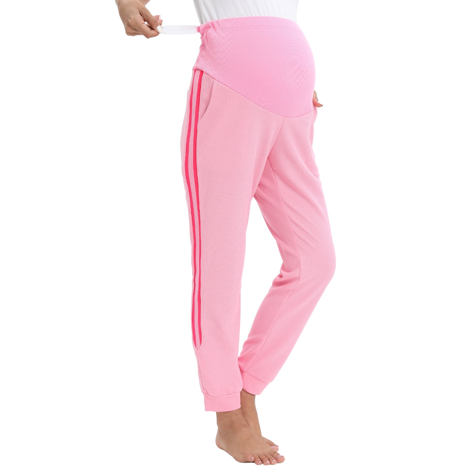 Womens Maternity Trousers Stretchy Comfortable Solid Casual Stretchy After  Birth Nightwear