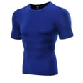 thumbnail image 1 of Valcatch Mens Quick Dry Short Sleeve Compression Shirts Sports Baselayer T-Shirts Tops Workout Rash Guard Shirt, 1 of 9