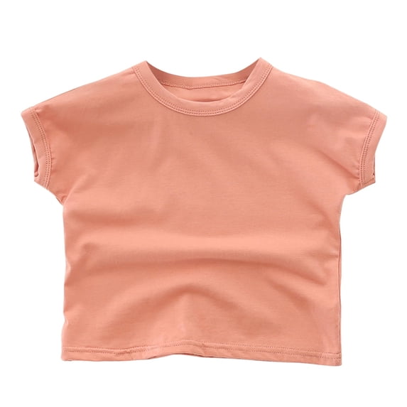 Valcatch Toddler Girls Tops Short Sleeve Soft Tee Summer T Shirt Crewneck Fashion Shirts Tee for 1-7 Years